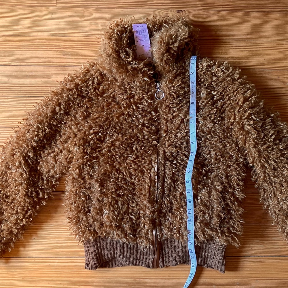 NWT Wild Fable Zip Up Sherpa
Jacket in Cognac Sz XS - Picture 5 of 9